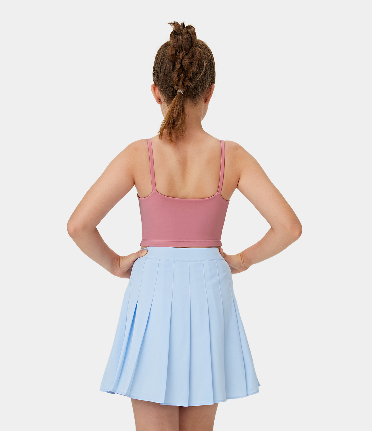 

Halara Softlyzeroв„ў Plush Backless Cropped Tank Top-Kid's - Blush