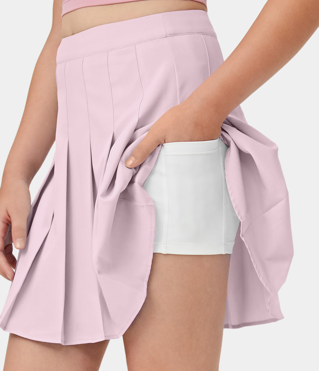 

Halara Everyday 2-in-1 Tennis Skirt-Airy-Kid's - Putty Pink